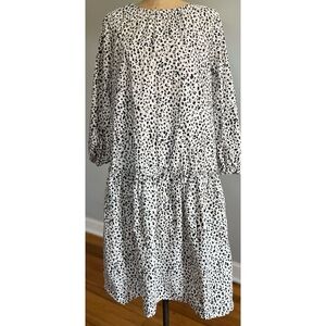 Who What Wear Target Raglan Leopard Print Dress M